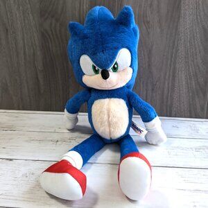 Sonic The Hedgehog 2022 Movie 2 Plush 14" Toy Factory Stuffed Animal EUC